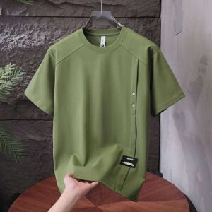 Minimalist Olive Green T-Shirt