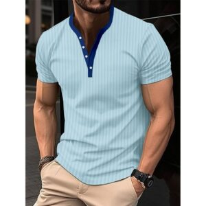 Premium Cotton Henley Shirt